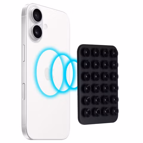 Selencia MagSafe zuignap telefoonhouder - Zwart