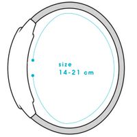 imoshion Milanees magnetisch bandje Samsung Galaxy Watch 4 / 5 / 6 / 7 / FE (20 mm) - Zilver