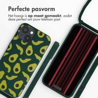 imoshion Siliconen design hoesje met koord Apple iPhone 15 - Avocado Green