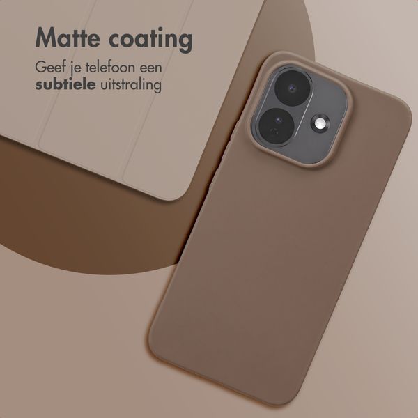 imoshion Color Backcover Xiaomi Redmi Note 17 Pro - Bruin