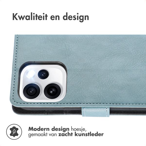 imoshion Luxe Bookcase Oppo Reno15 Pro (5G) - Lichtblauw