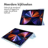 imoshion Trifold Hardcase Bookcase iPad Pro 12.9 (2018/2020/2021/2022) - Lichtblauw