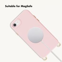 Selencia Rivièra MagSafe Back Cover with detachable hooks Apple iPhone SE (2022 / 2020) / 8 / 7 - Sorbet Pink