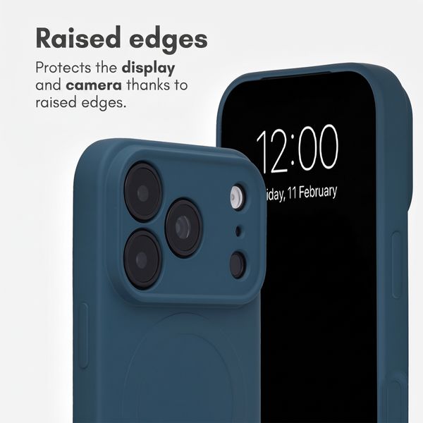 imoshion Colour Back Cover with MagSafe Apple iPhone 18 Pro / 17 Pro - Dark Blue