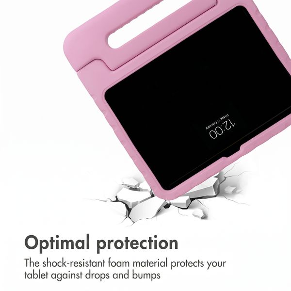 imoshion Kidsproof Design Back Cover with Handle Apple iPad 11 (2025) 11 inch A16 / iPad 10 (2022) 10.9 inch - Red hearts