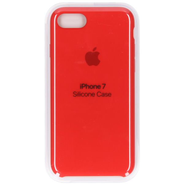 Apple Silicone Back Cover iPhone SE (2022 / 2020) / 8 / 7 - Red