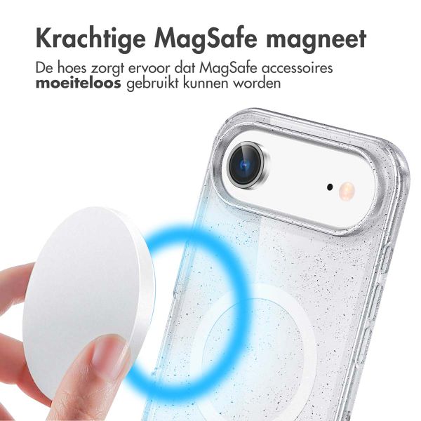 imoshion Sparkle Backcover met MagSafe Apple iPhone Air - Transparant