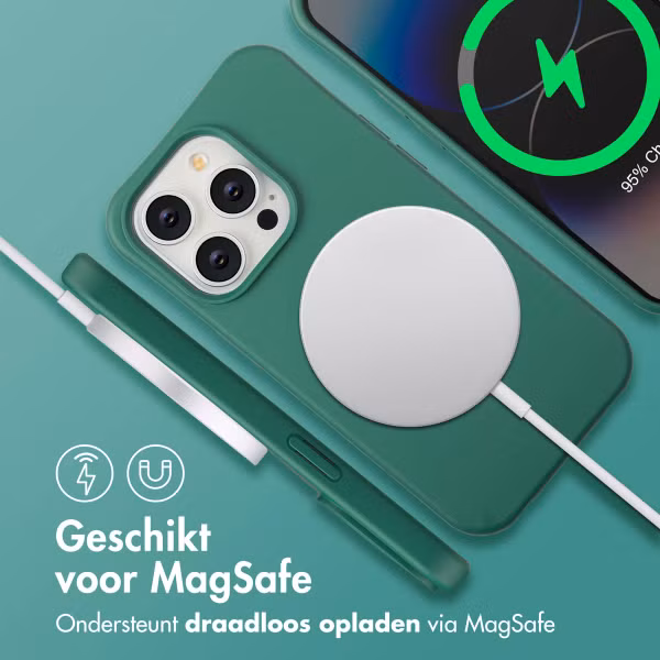 imoshion Color Backcover met afneembaar koord met MagSafe Apple iPhone 14 Pro - Donkergroen