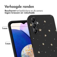 imoshion Design hoesje Samsung Galaxy A14 (5G/4G) - Sterren / Zwart