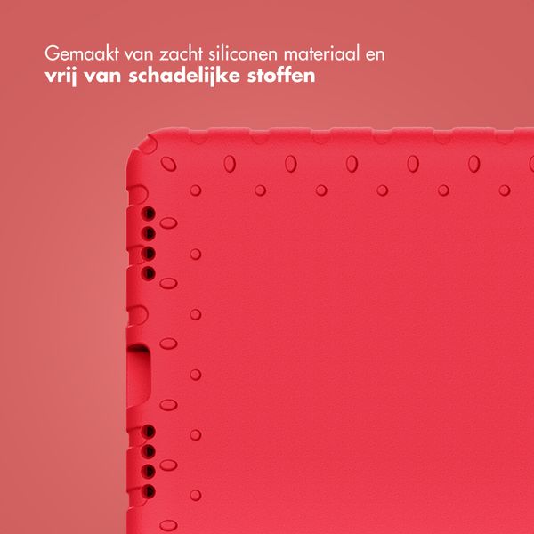 imoshion Kidsproof Backcover met handvat Apple iPad 11 (2025) 11 inch A16 / iPad 10 (2022) 10.9 inch - Rood