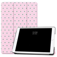 imoshion Design Trifold Bookcase Apple iPad 9 (2021) 10.2 inch / iPad 8 (2020) 10.2 inch / iPad 7 (2019) 10.2 inch - Happy Dots