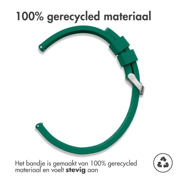 imoshion Siliconen bandje  - Universeel 24 mm aansluiting - Donkergroen