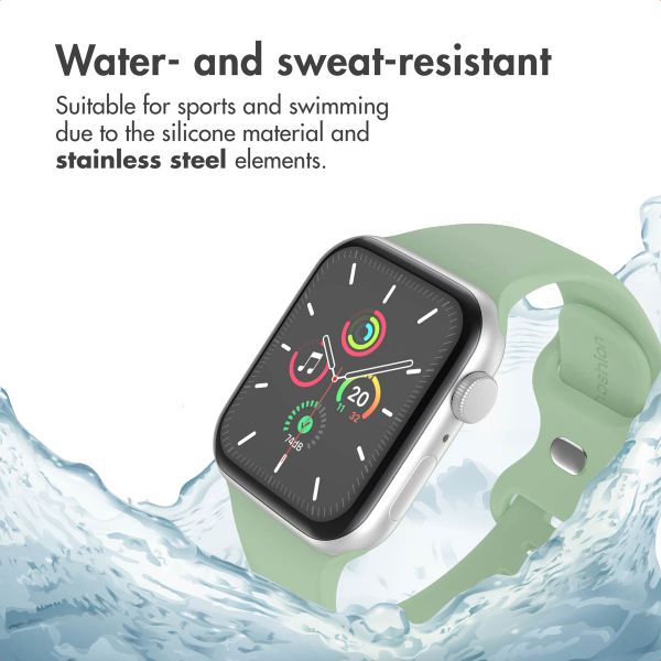 imoshion Silicone⁺ Strap Apple Watch | 38/40/41/42 mm - Size S/M - Pistachio