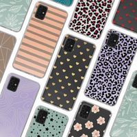 imoshion Design hoesje Samsung Galaxy A51 - Striped peach reverse