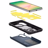 Spigen Tough Armor Backcover Samsung Galaxy A36 - Metal Slate