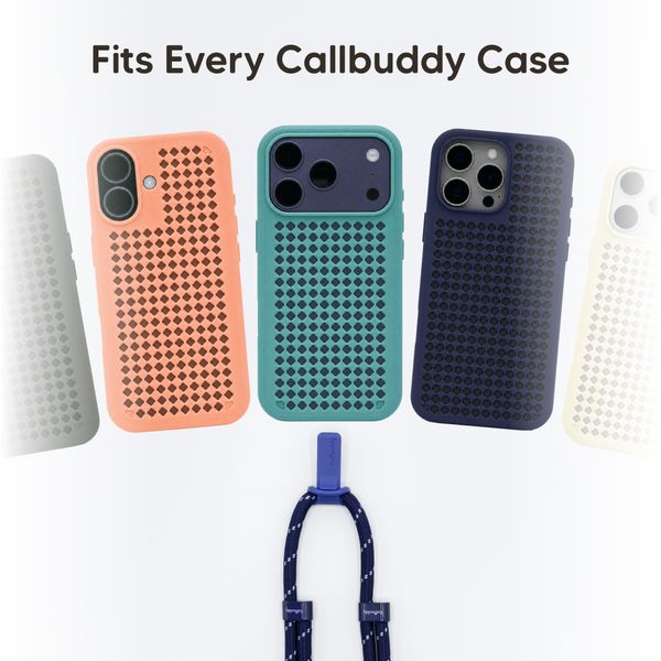 Callbuddy Lanyard - Cross Body Telefoonkoord - Midnight Marine