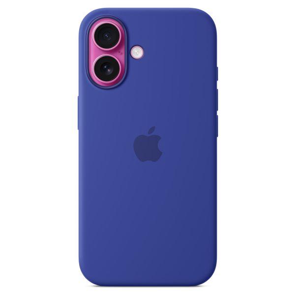 Apple Silicone Backcover MagSafe iPhone 16 - Ultramarine