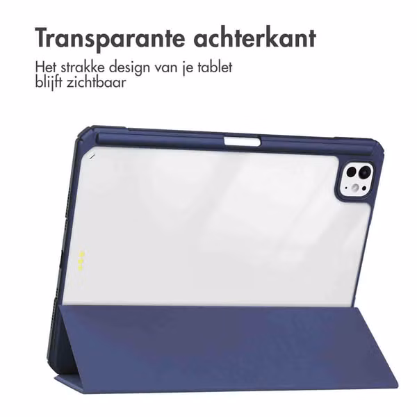 imoshion Trifold Hardcase Bookcase Apple iPad Pro 13 (2025) M5 / (2024) M4 - Donkerblauw
