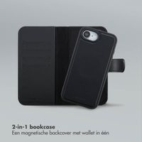 Selencia Olyn Uitneembare Bookcase met MagSafe Apple iPhone 16e - Zwart