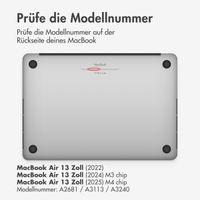 Accezz Gehard Glas Screenprotector Apple MacBook Air 13 inch (2022 / 2024 M3 / 2025 M4 / 2026 M5)