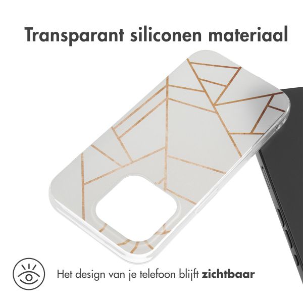 imoshion Design hoesje Apple iPhone 15 Pro - White Graphic