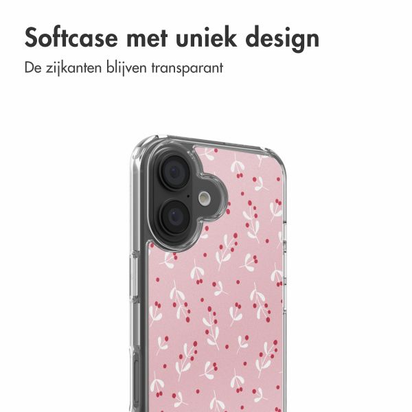 imoshion Design hoesje Apple iPhone 16 - Berries Blush