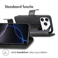 imoshion Luxe Bookcase Apple iPhone 17 Pro - Zwart