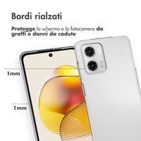 Accezz Clear Backcover Motorola Moto G73 - Transparant