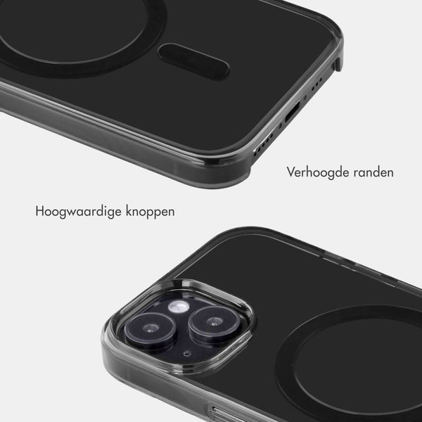 Accezz Lite Backcover met MagSafe Apple iPhone 15 - Smokey Clear