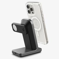 Spigen OneTap Pro | 3-in-1 draadloos oplaadsatation - Geschikt voor MagSafe iPhone + AirPods + Apple Watch