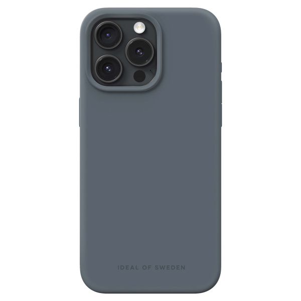 iDeal of Sweden Silicone Case iPhone 15 Pro Max - Midnight Blue