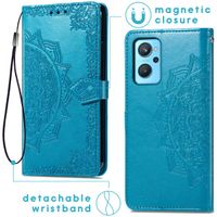 imoshion Mandala Bookcase Oppo A96 5G - Turquoise