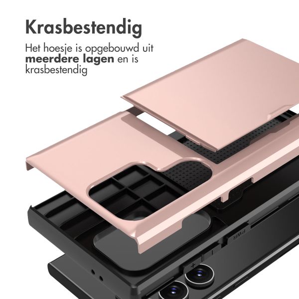 imoshion Backcover met pasjeshouder Samsung Galaxy S24 Ultra - Rosé Goud