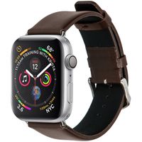 imoshion Effen leder bandje Apple Watch Series 1-10 / SE / Ultra (2) - 42/44/45/46/49 mm
