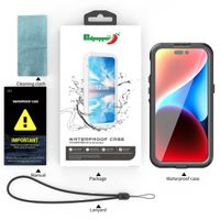 Redpepper Dot Plus Waterproof Backcover iPhone 15 Pro Max - Zwart