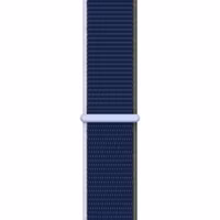 Apple Sport Loop band Apple Watch Series 1 t/m 9 / SE (38/40/41 mm) | Series 10 / 11 (42 mm) - Abyss Blue
