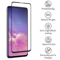 Accezz Gehard Glas Full Cover Screenprotector Samsung Galaxy S10