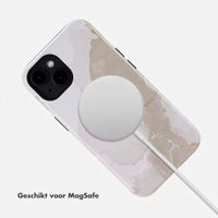 Selencia Vivid Backcover met MagSafe Apple iPhone 14 - Marble Light Brown