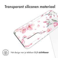 imoshion Design hoesje Samsung Galaxy S23 Plus - Bloem - Roze