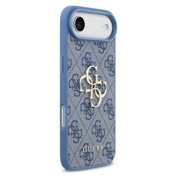 Guess 4G Metal Logo Backcover Apple iPhone Air - Blauw