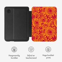 Selencia Vivid Bookcase Kobo Clara Colour / Clara BW - Tropical Vibes Apricot