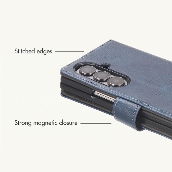 imoshion Luxury Bookcase Samsung Galaxy Z Fold 8 Ultra - Dark Blue