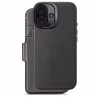 Decoded 2 in 1 Leather Detachable Wallet MagSafe Apple iPhone 16 - Zwart