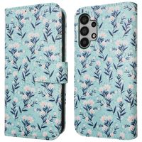 imoshion Design Bookcase Samsung Galaxy A32 (5G) - Blue Flowers