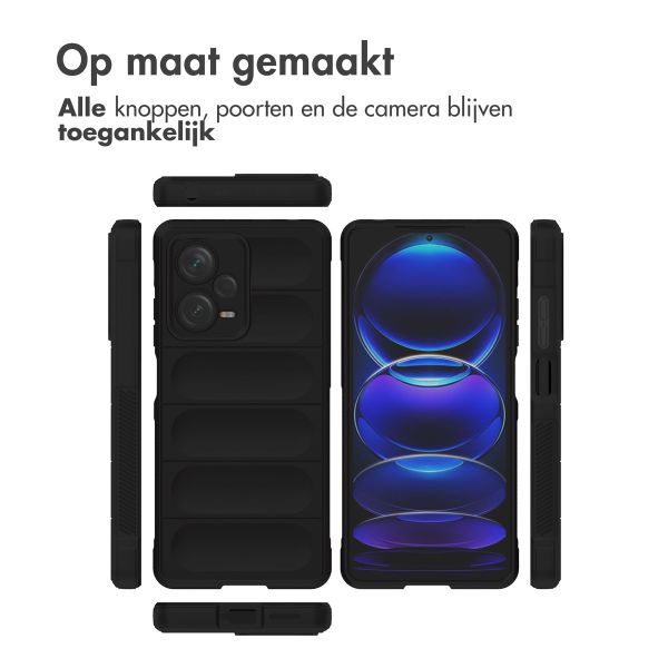 imoshion EasyGrip Backcover Xiaomi Redmi Note 12 Pro Plus - Zwart