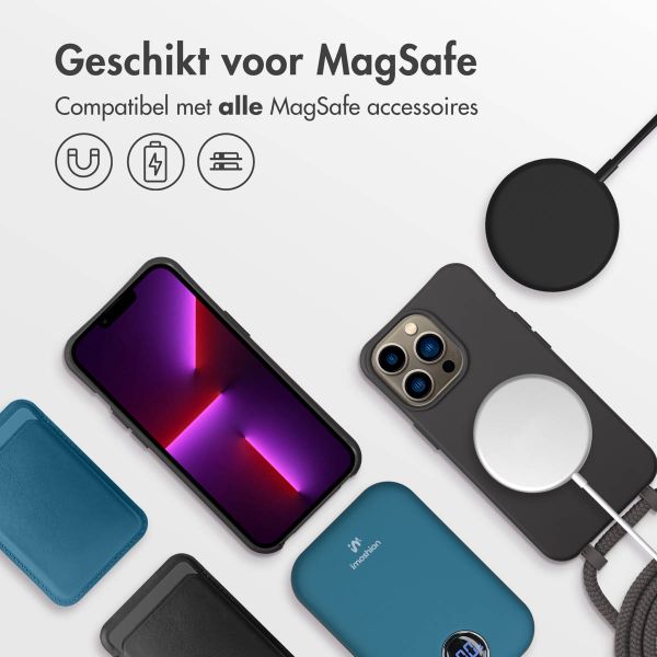 imoshion Color Backcover met afneembaar koord MagSafe Apple iPhone 13 Pro - Black Coffee