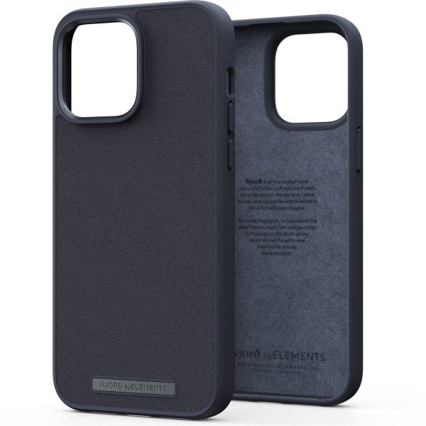 Njorð Collections Genuine Leather Case iPhone 14 Pro Max - Black