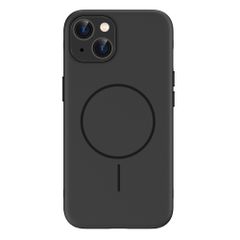 imoshion Color Backcover met Thin MagSafe Ring Apple iPhone 14 / 13 - Zwart