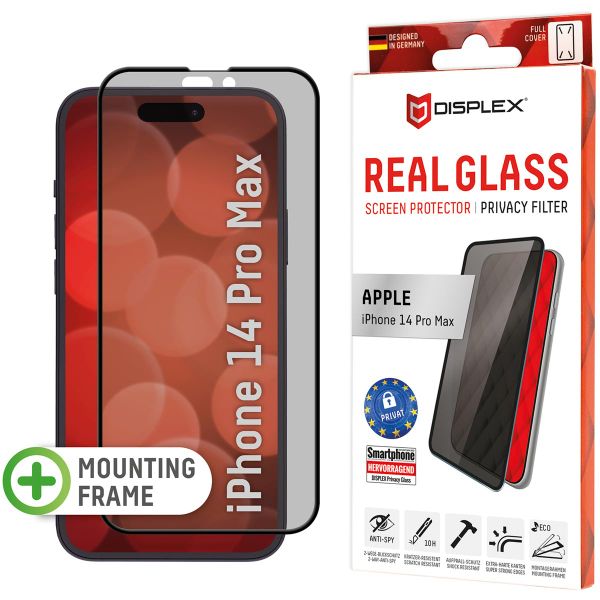 Displex Screenprotector Privacy Glass Full Cover iPhone 14 Pro Max