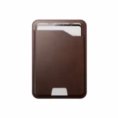 Nomad Horween Leather Mag Wallet met Apple Find My Tracking - Rustic Brown